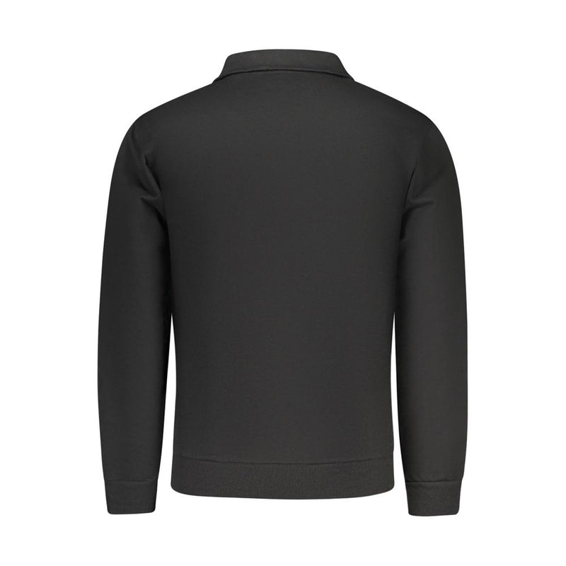 Superga Black Cotton Men's Sweatshirt - Stylish Comfort