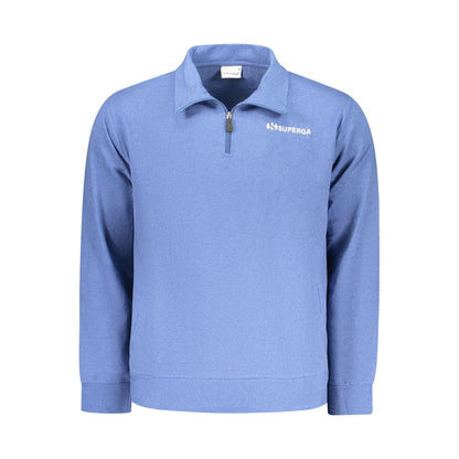 Superga Azzurro Katoenen Heren Sweatshirt