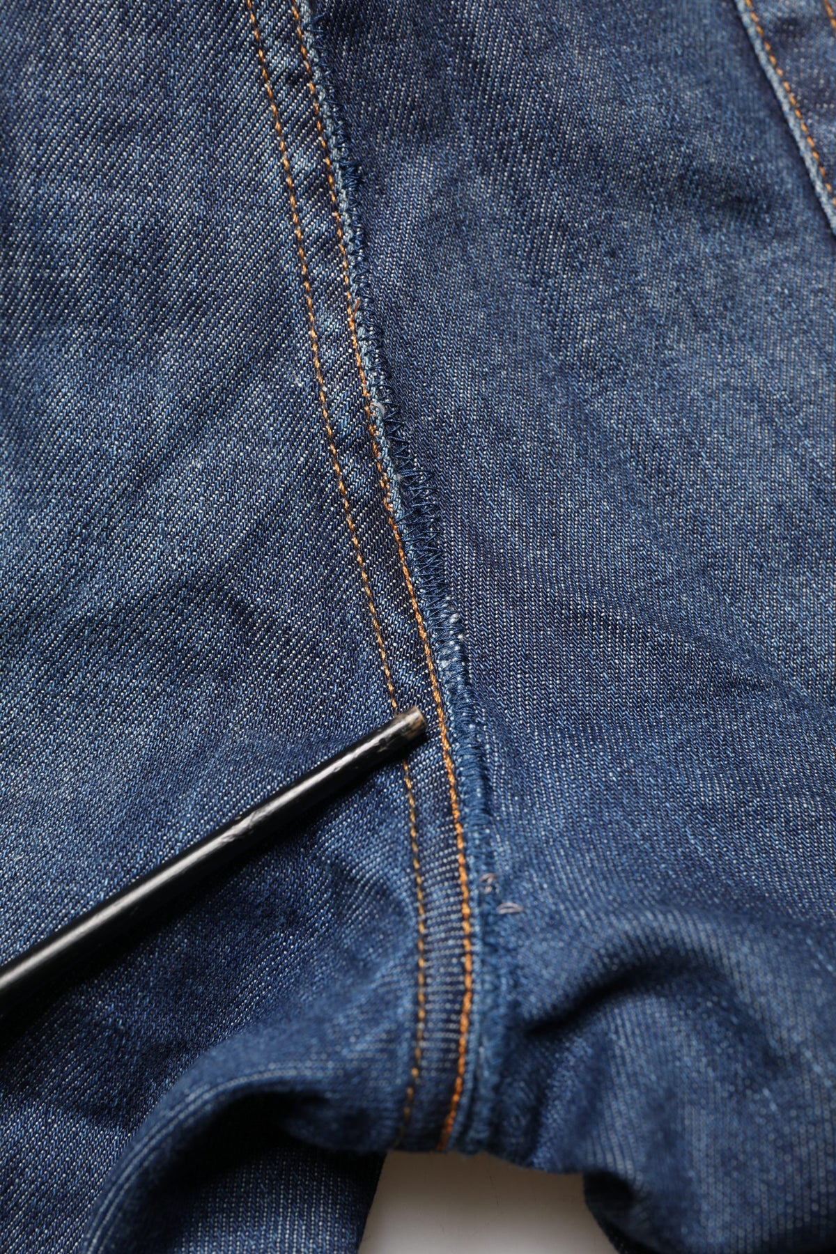 Dolce & Gabbana Jean Skinny en Coton Denim Délavé Bleu Foncé