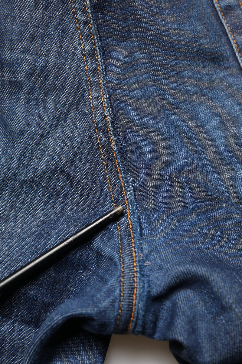 Dolce & Gabbana Donkerblauwe Wassen Skinny Katoenen Spijkerbroek