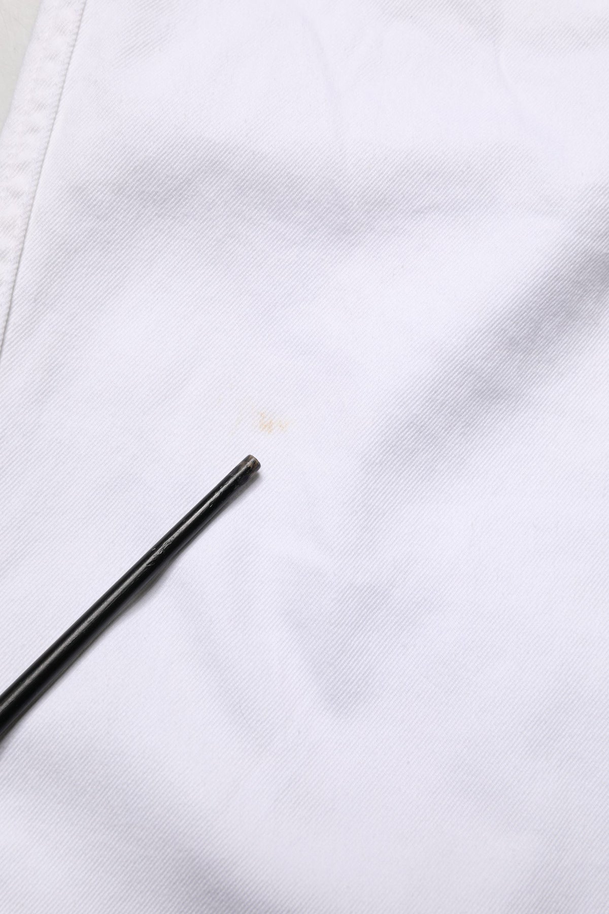 Jean droit en denim taille mi-haute blanc Paul & Shark