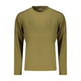 T-shirt Napapijri Verde en Coton pour Homme