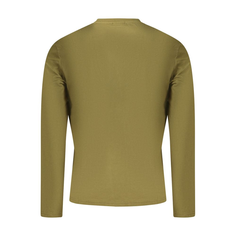 T-shirt Napapijri Verde en Coton pour Homme