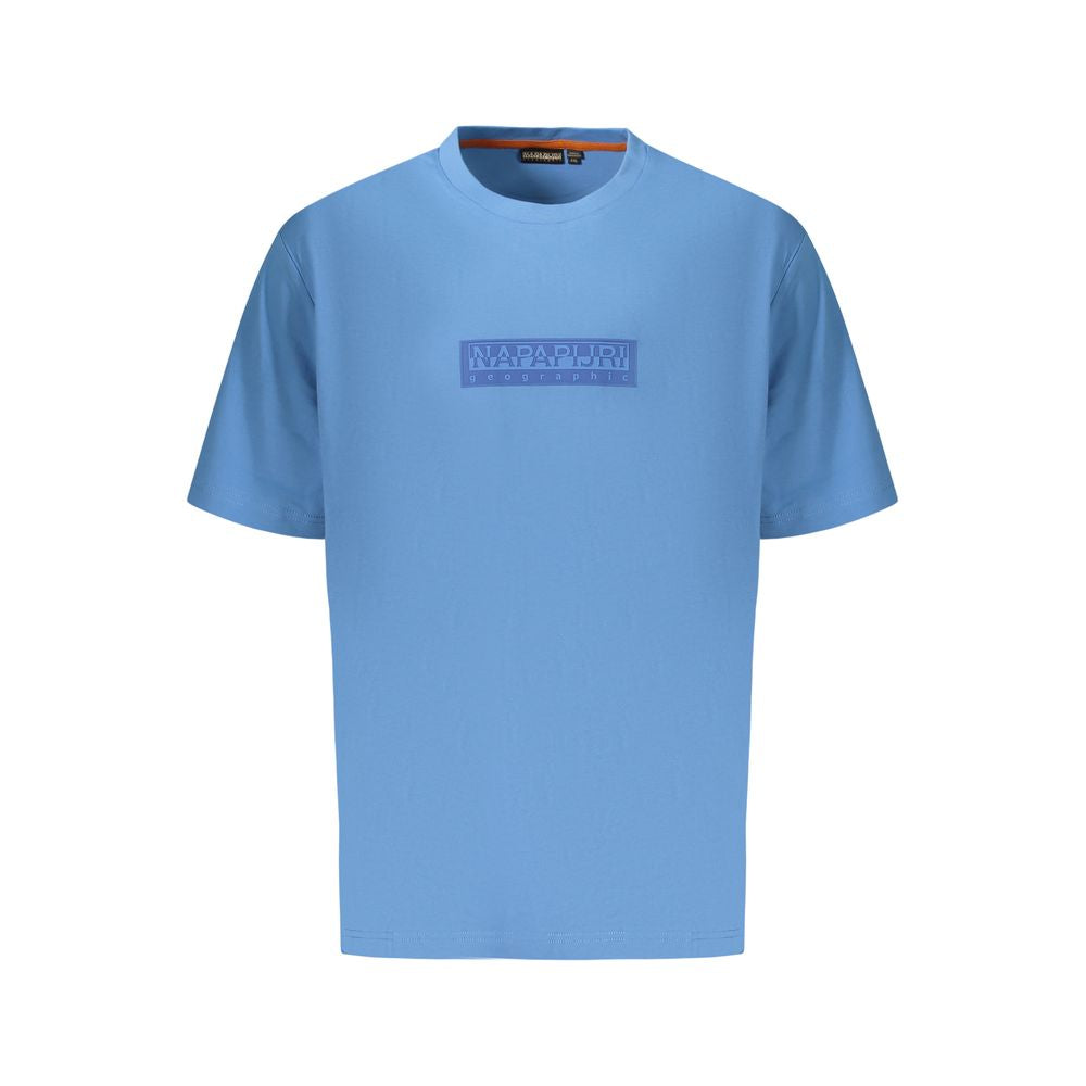 Napapijri Azzurro T-Shirt en Coton pour Homme