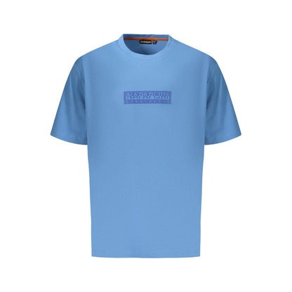 Napapijri Azzurro Katoenen T-shirt voor Heren