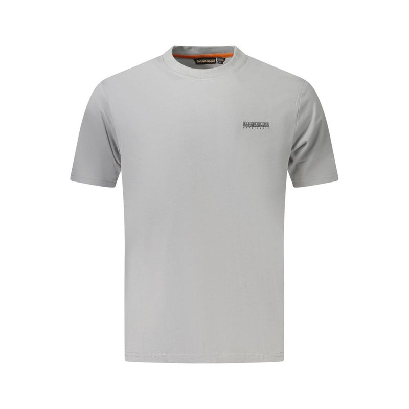Napapijri Grigio T-Shirt en Coton pour Hommes