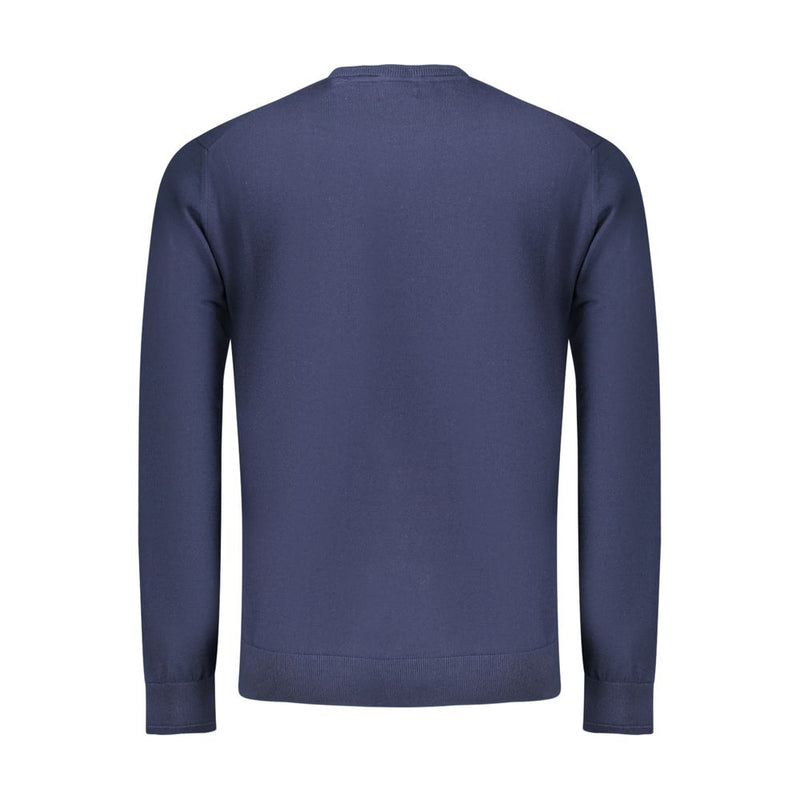 Napapijri Blue Cotton Men's Long-Sleeve Shirt