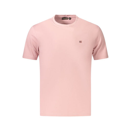 Napapijri Roze Katoenen T-Shirt