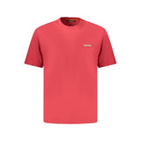 T-Shirt en Coton Rouge Napapijri pour Homme