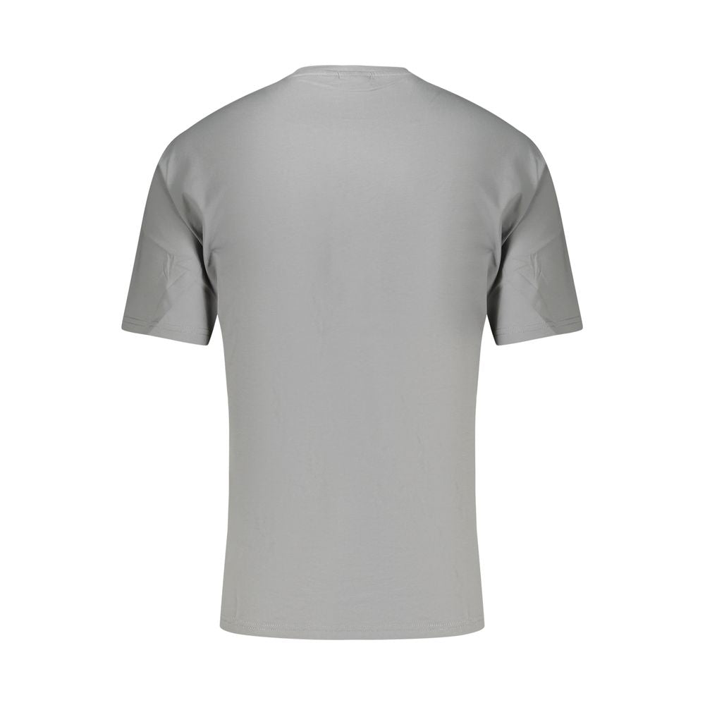 Napapijri Gray Organic Cotton T-Shirt for Men