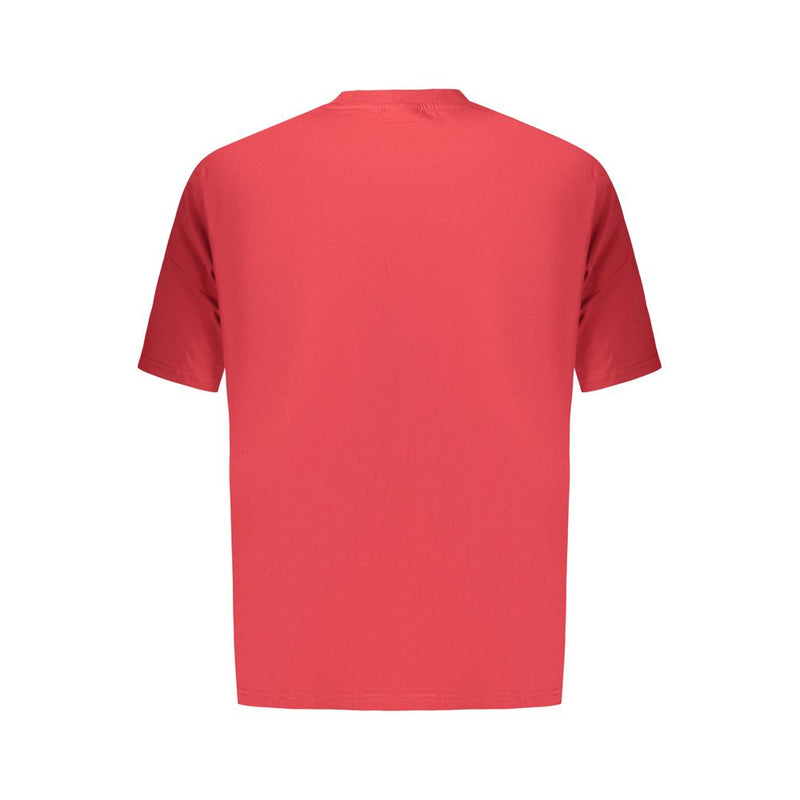 Napapijri Red Cotton T-Shirt for Men