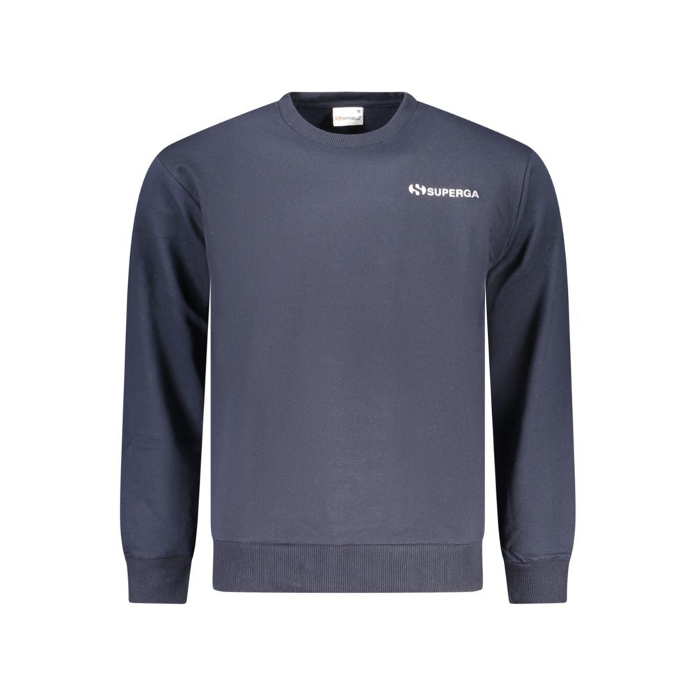 Superga Sweatshirt en Coton Bleu pour Hommes