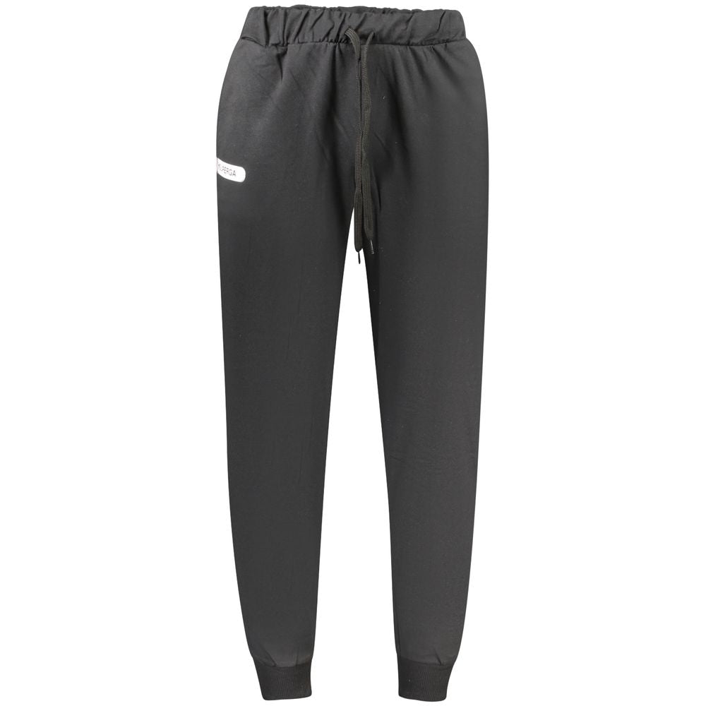 Superga Black Cotton Athletic Pants for Men