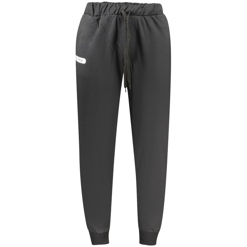 Superga Black Cotton Athletic Pants for Men