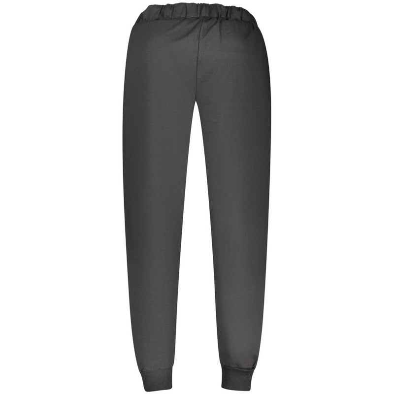 Superga Black Cotton Athletic Pants for Men