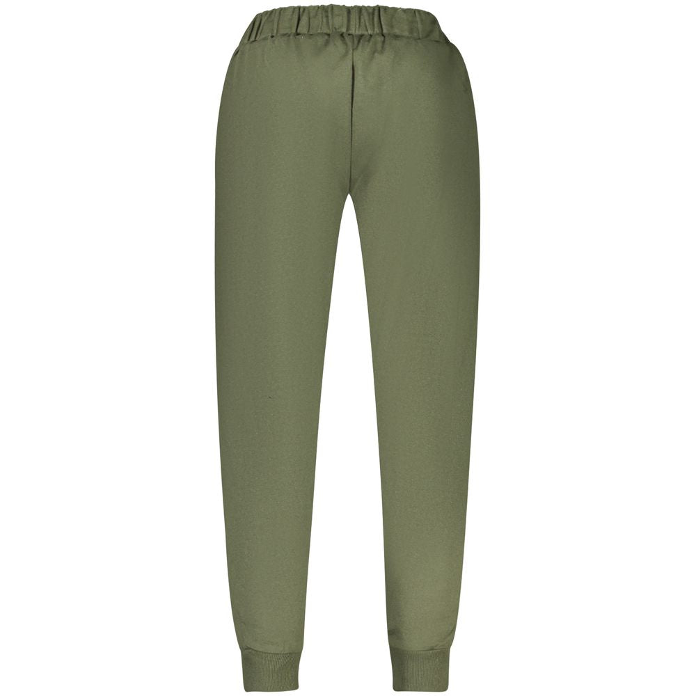 Superga Green Cotton Joggers - Comfortable Workout Pants