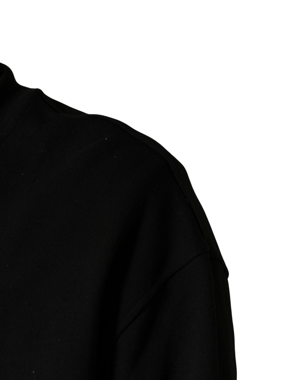 Sweat-shirt Dolce & Gabbana en coton noir à col rond