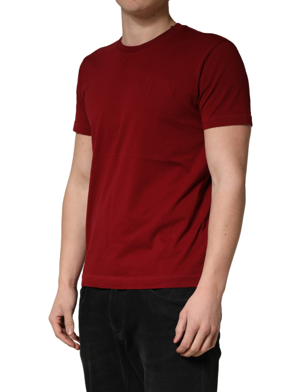 T-shirt Dolce & Gabbana en Coton Col Rond Manches Courtes Marron