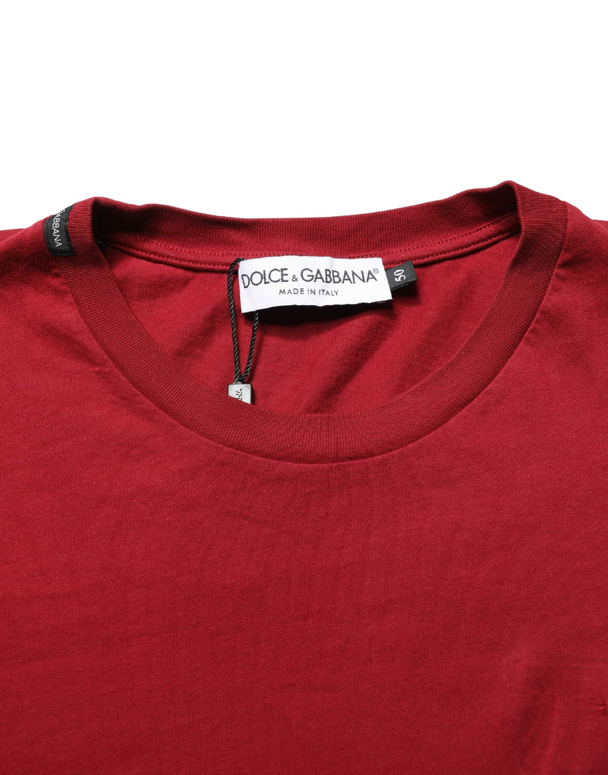 T-shirt Dolce & Gabbana en Coton Col Rond Manches Courtes Marron
