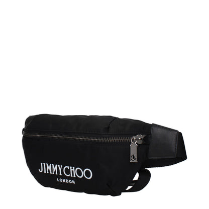 Sac à dos en tissu noir Jimmy Choo
