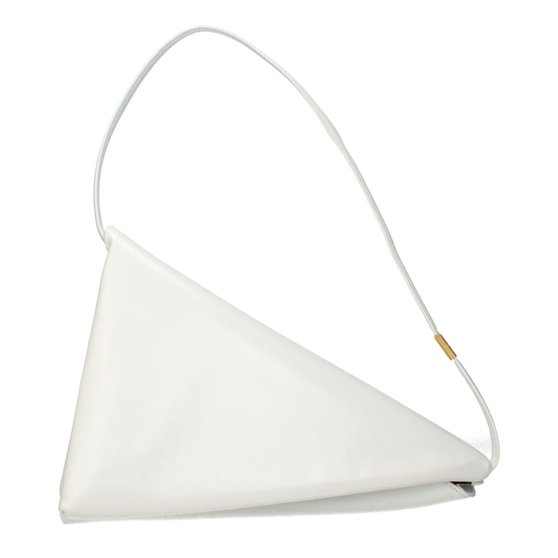 Marni White Leather Shoulder Bag - Chic and Functional Design