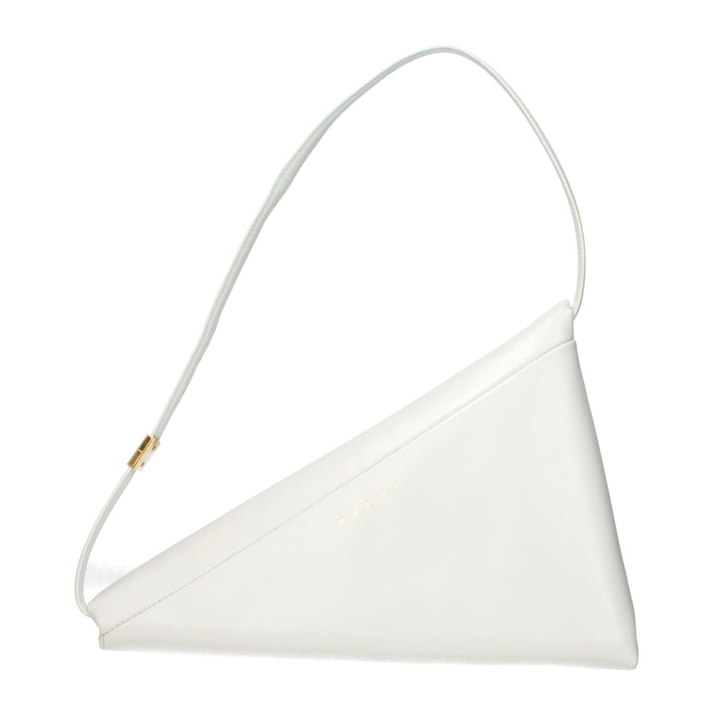 Marni White Leather Shoulder Bag - Chic and Functional Design