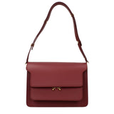 Marni Red Leather Shoulder Bag - Élégance et Polyvalence