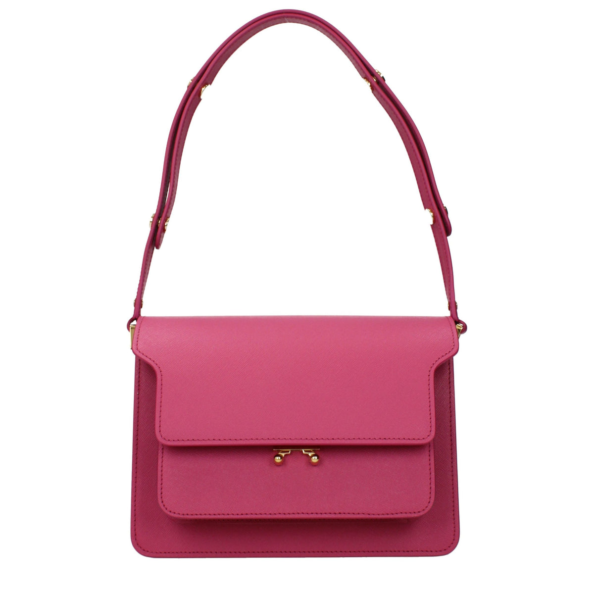 Marni Pink Leather Shoulder Bag - Chic and Functional