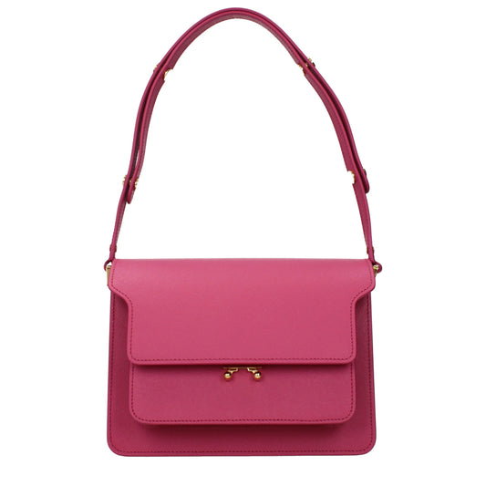 Marni Pink Leather Shoulder Bag - Stylish & Versatile