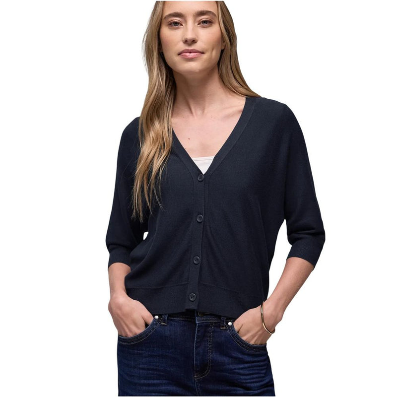 Street One Cardigan Femme Viscose Bleu - Élégance et Confort