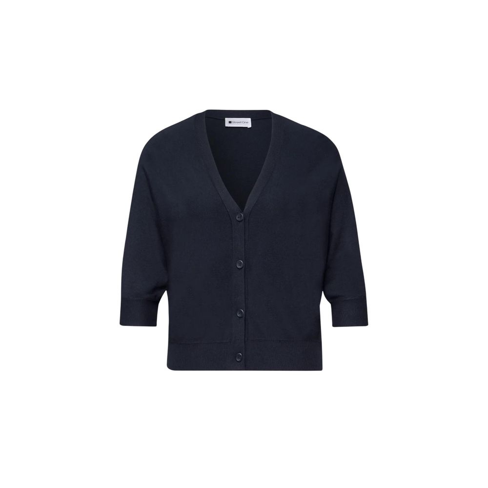 Street One Cardigan Femme Viscose Bleu - Élégance et Confort