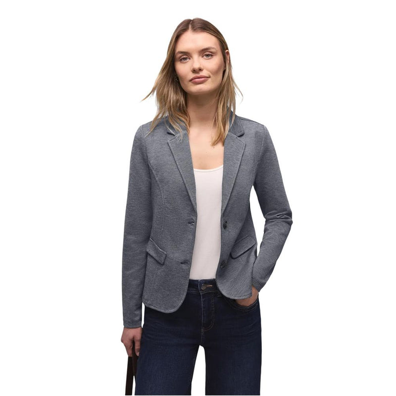 Street One Blue Polyacrylic Blazer 212949 for Women