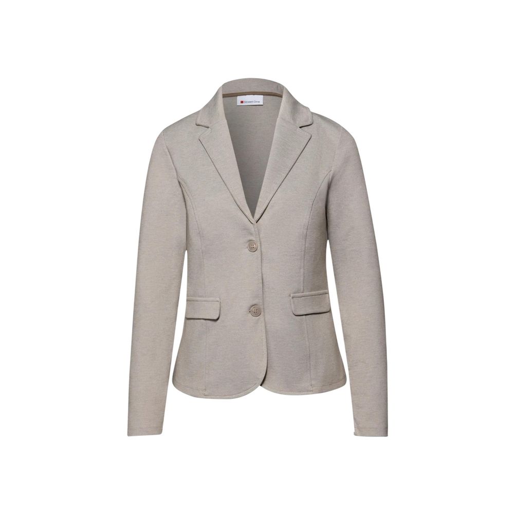 Street One Beige Polyacrylic Blazer for Women - Stylish & Versatile