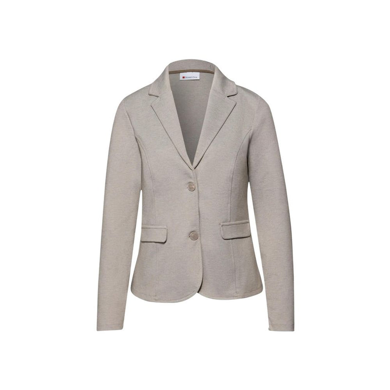 Street One Beige Polyacrylic Blazer for Women - Stylish & Versatile
