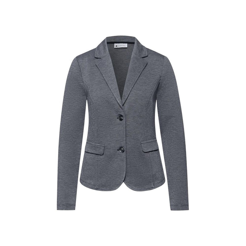 Street One Blue Polyacrylic Blazer 212949 for Women