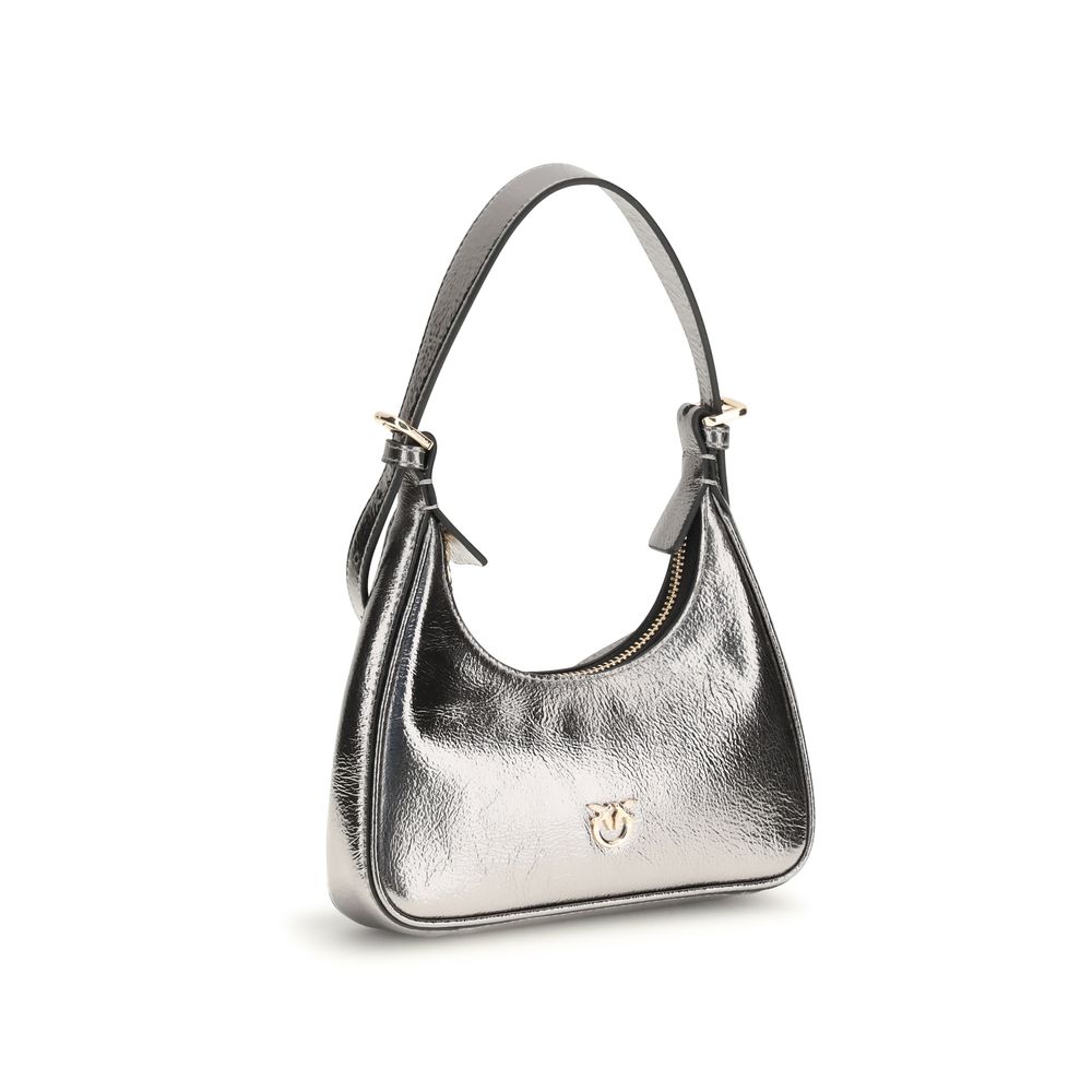 PINKO Silver Lamb Ovis Aries Handbag - Baby Miss Pinko