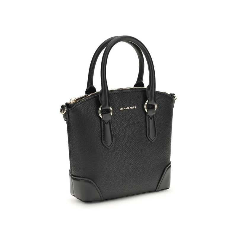 Michael Kors Black Calf Leather Bos Taurus Shoulder Bag