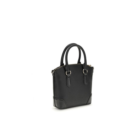 Michael Kors Black Calf Leather Bos Taurus Shoulder Bag