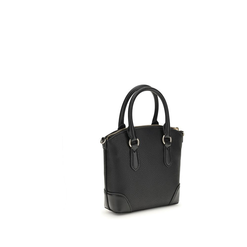 Michael Kors Black Calf Leather Bos Taurus Shoulder Bag