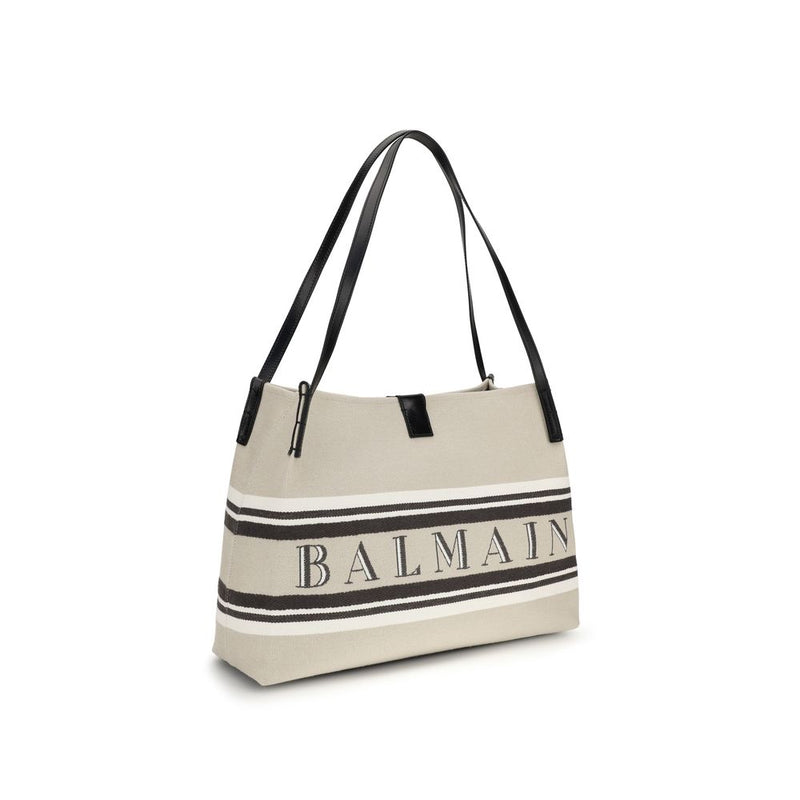 Balmain Multicolor Cotton Shoulder Bag - Élégance et Praticité