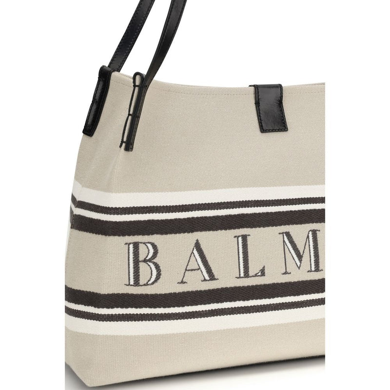 Balmain Multicolor Cotton Shoulder Bag - Élégance et Praticité