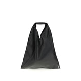 MM6 Black Polyethylene Handbag - Minimalist Elegance