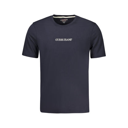 Guess Jeans Blauw Organisch Katoenen Heren T-shirt