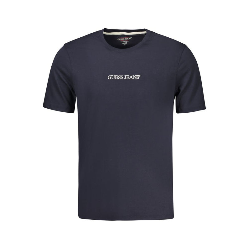Guess Jeans Blauw Organisch Katoenen Heren T-shirt