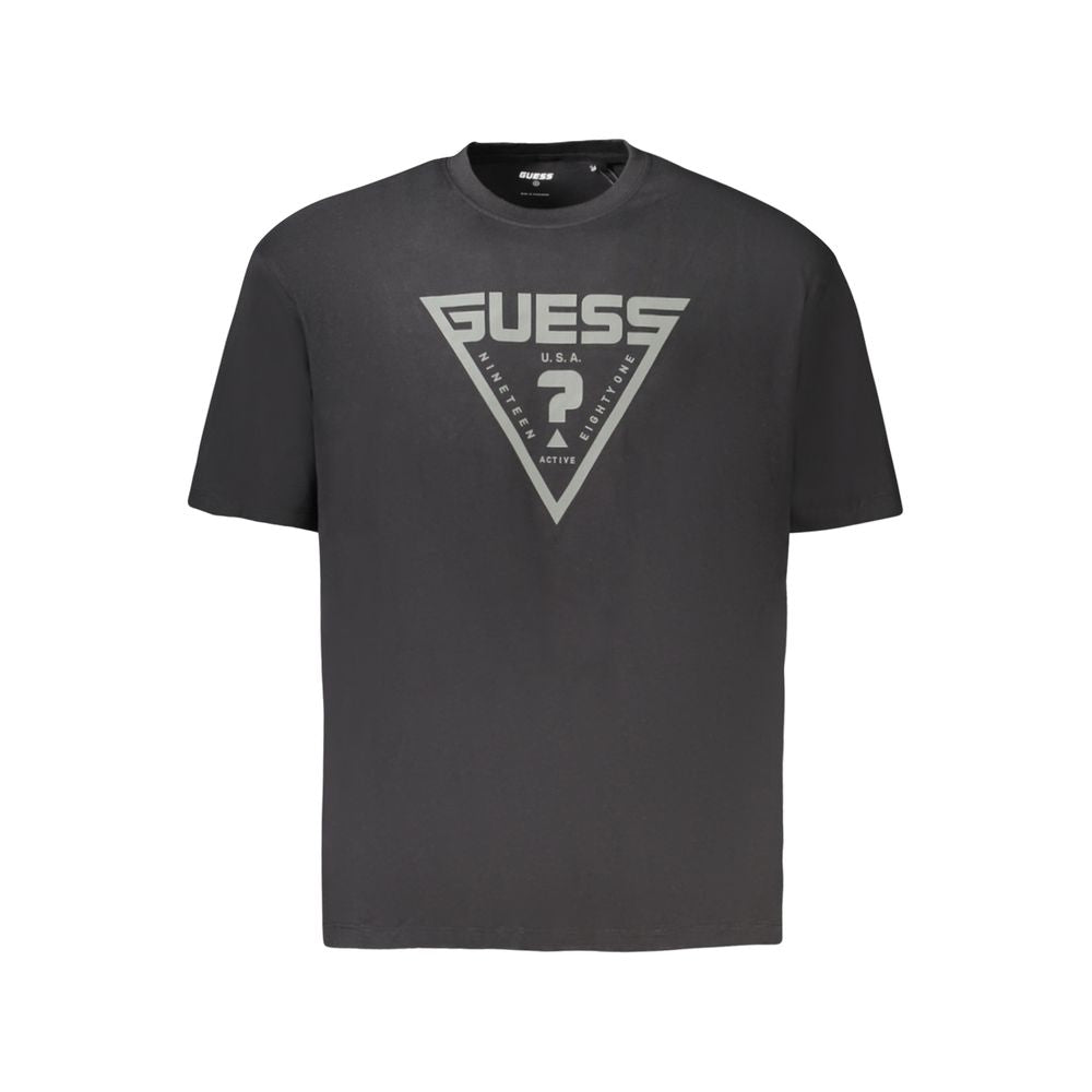 Guess Jeans Zwart Katoenen Heren T-shirt