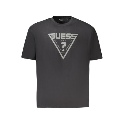 Guess Jeans Zwart Katoenen Heren T-shirt