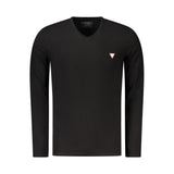 Guess Jeans Super Slim Fit V-Neck T-Shirt - Black