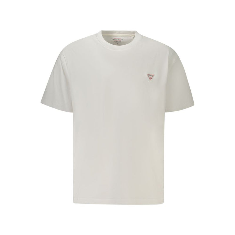 Guess Jeans Bianco Biologisch Katoenen Heren T-shirt