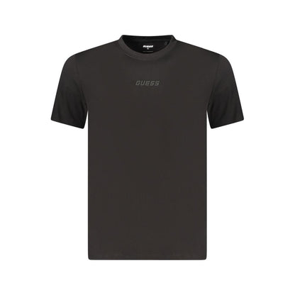 Guess Jeans Nero Katoenen Heren T-shirt