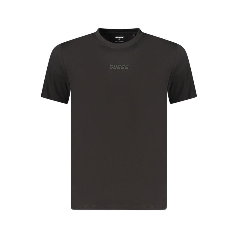 Guess Jeans Nero T-Shirt en Coton pour Hommes